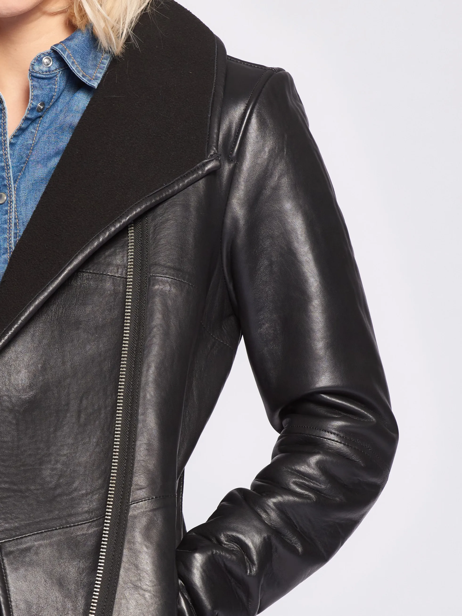 Lederkurzmantel Corning