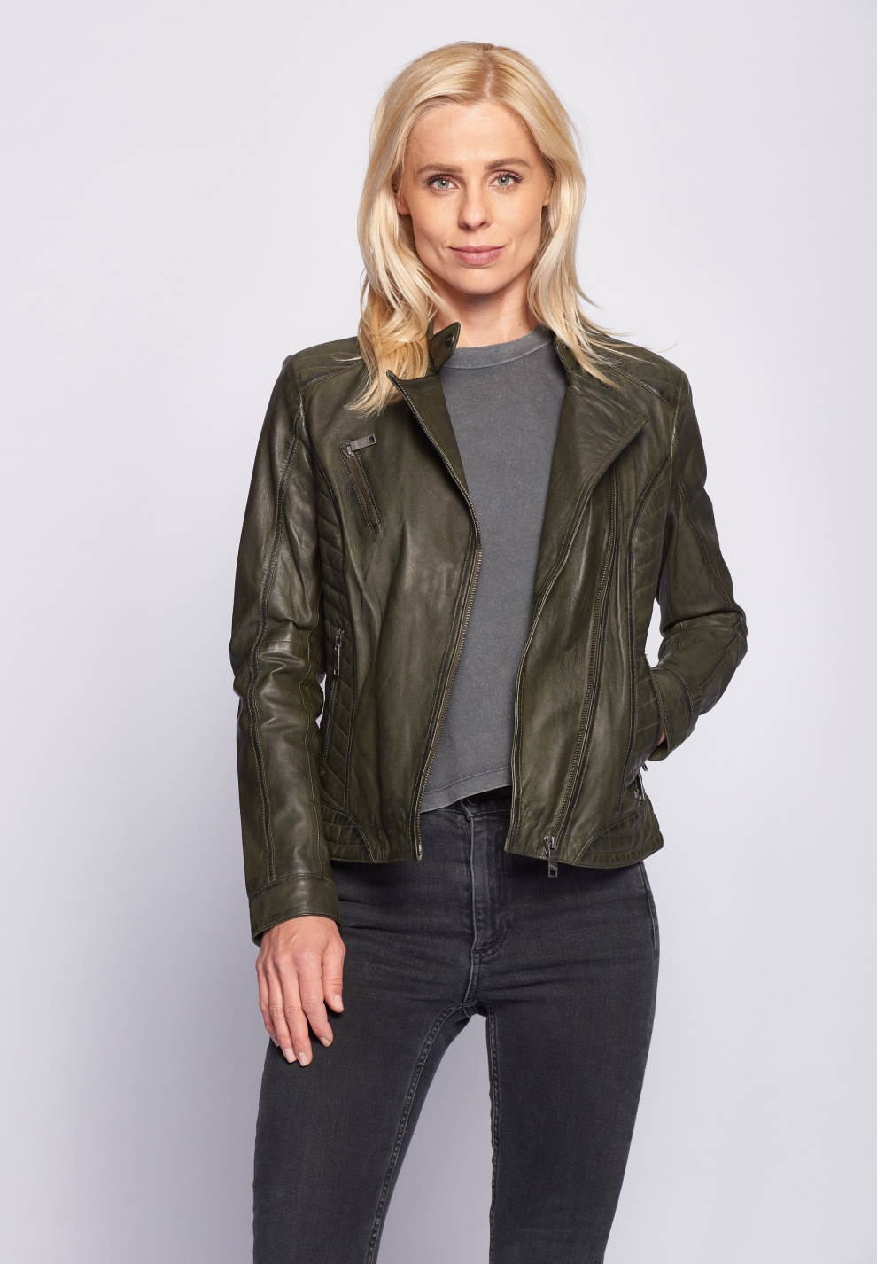 Lederjacke Sally