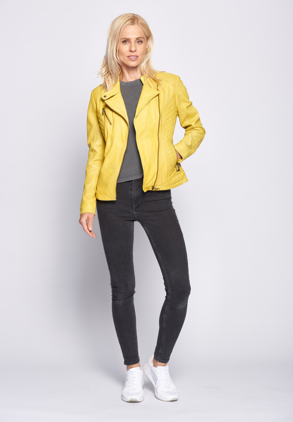 Lederjacke Sally