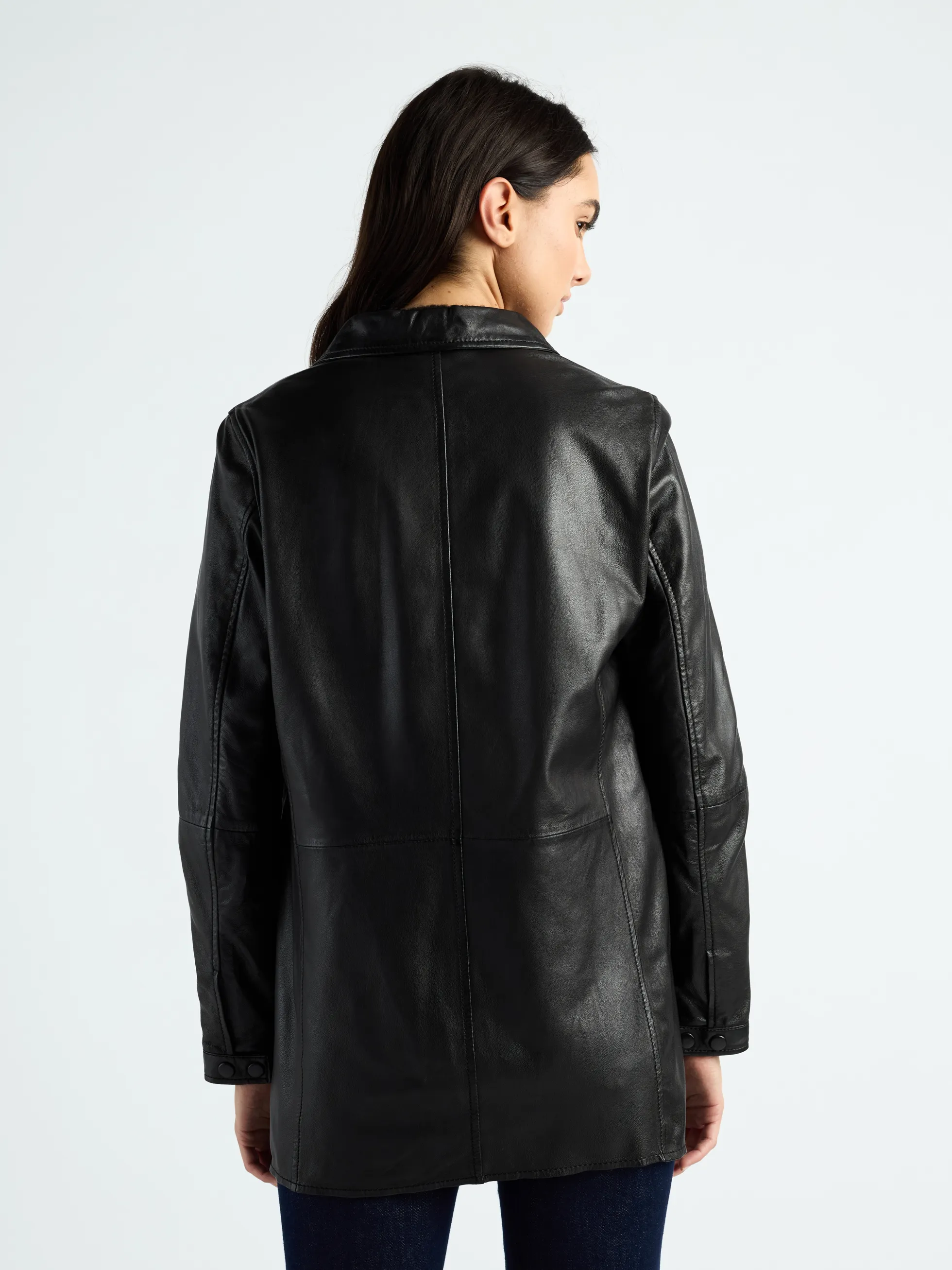 Lederkurzmantel 42020135