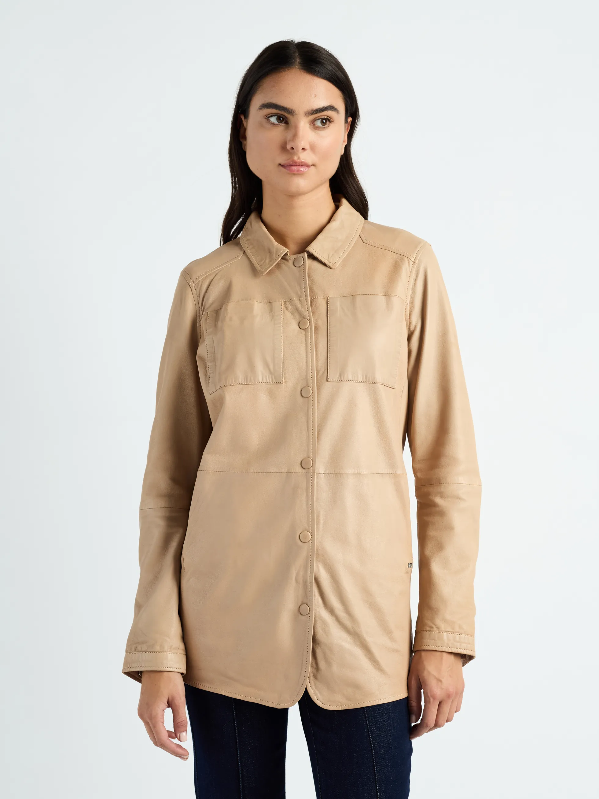 Lederkurzmantel 42020135