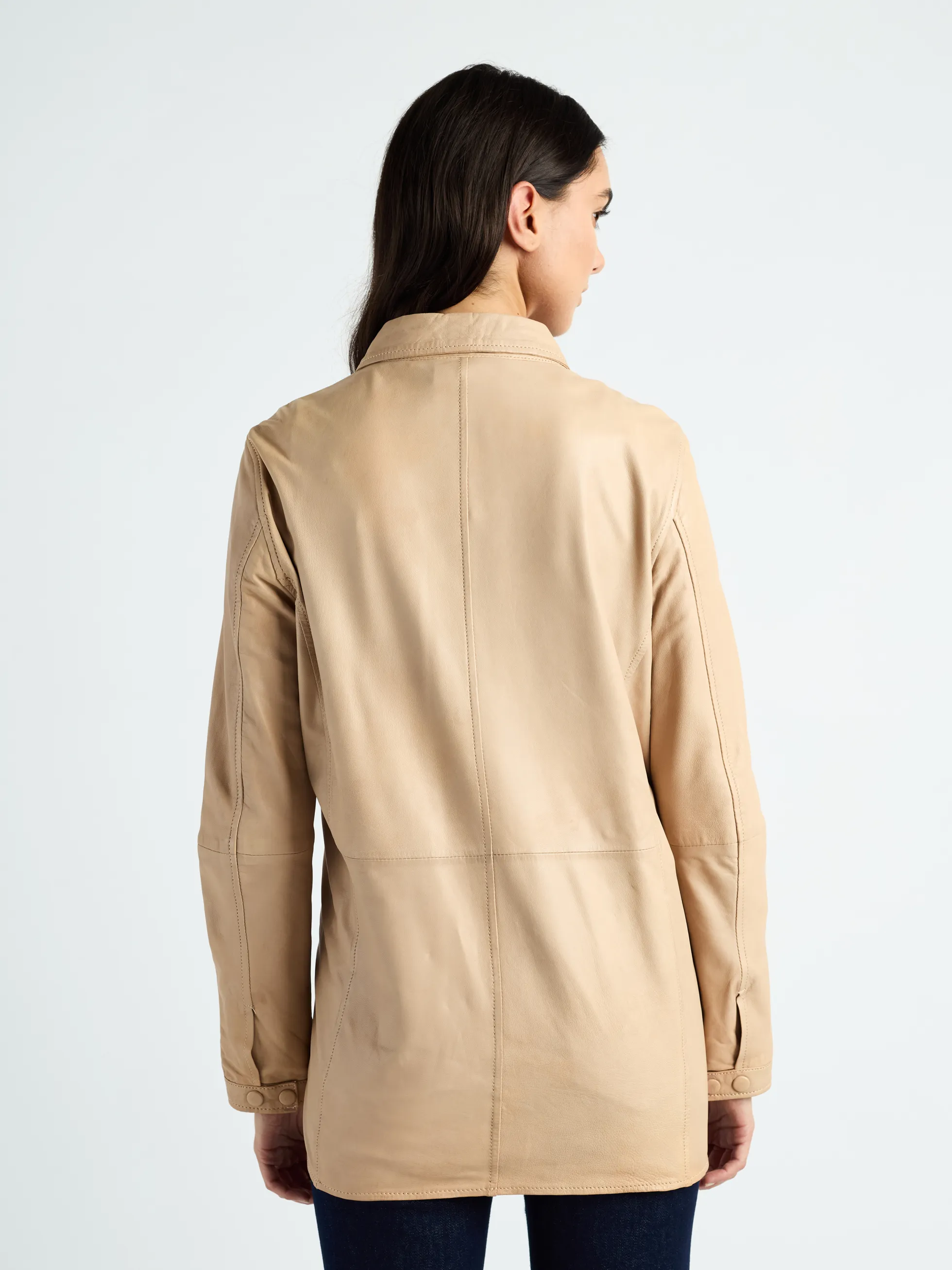 Lederkurzmantel 42020135