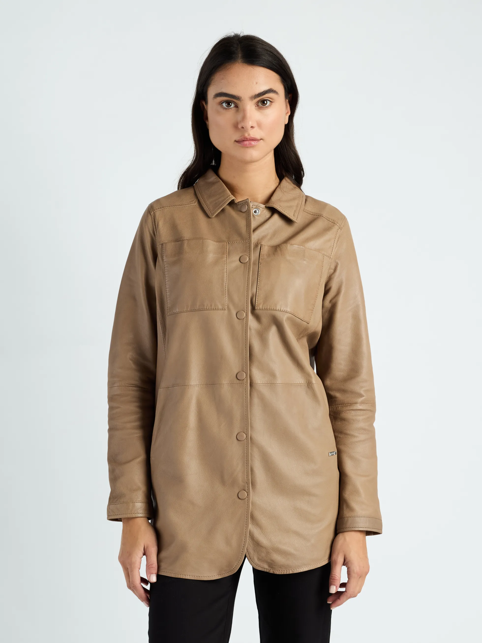 Lederkurzmantel 42020135