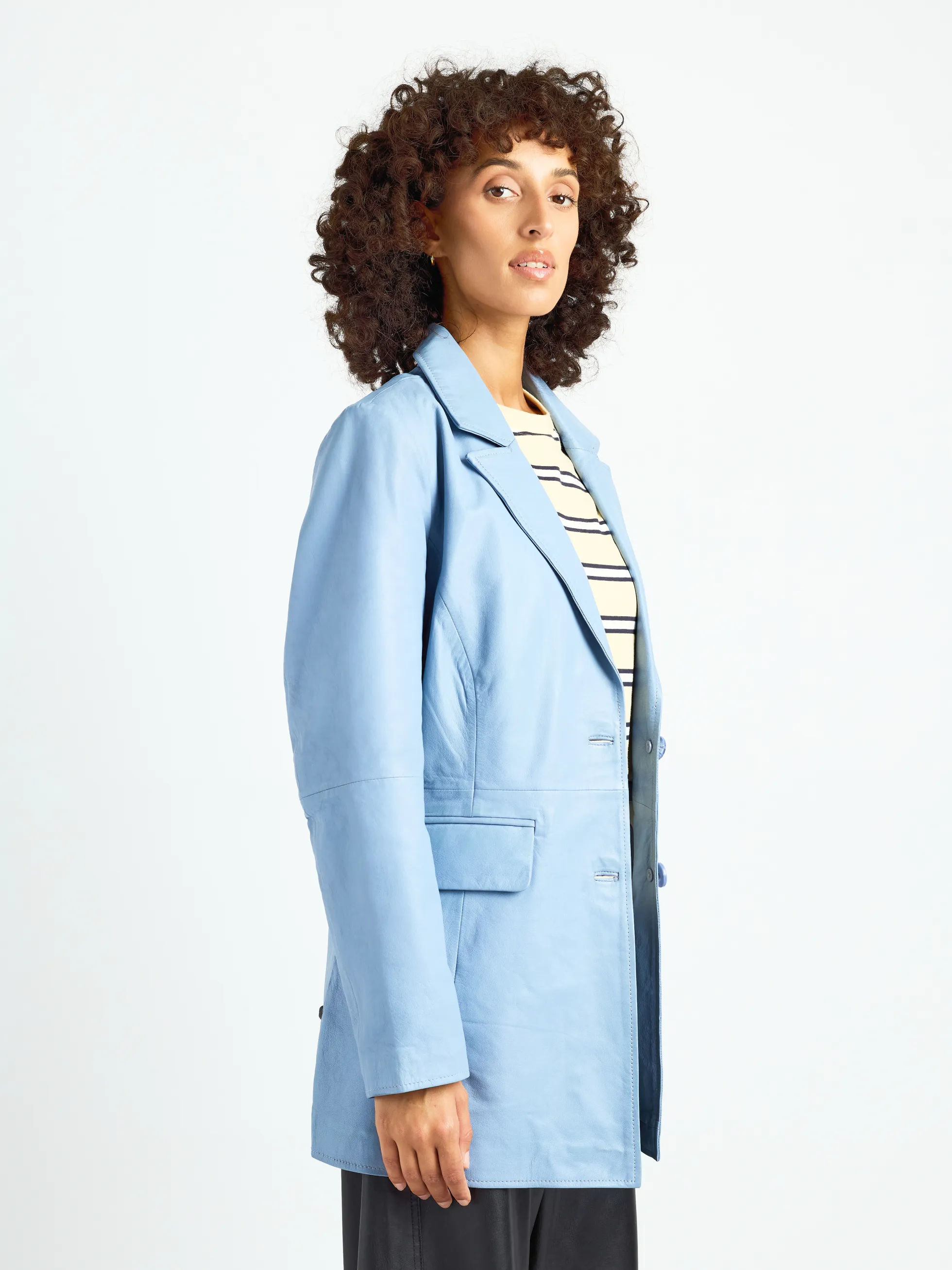 Leder Blazer 42023100