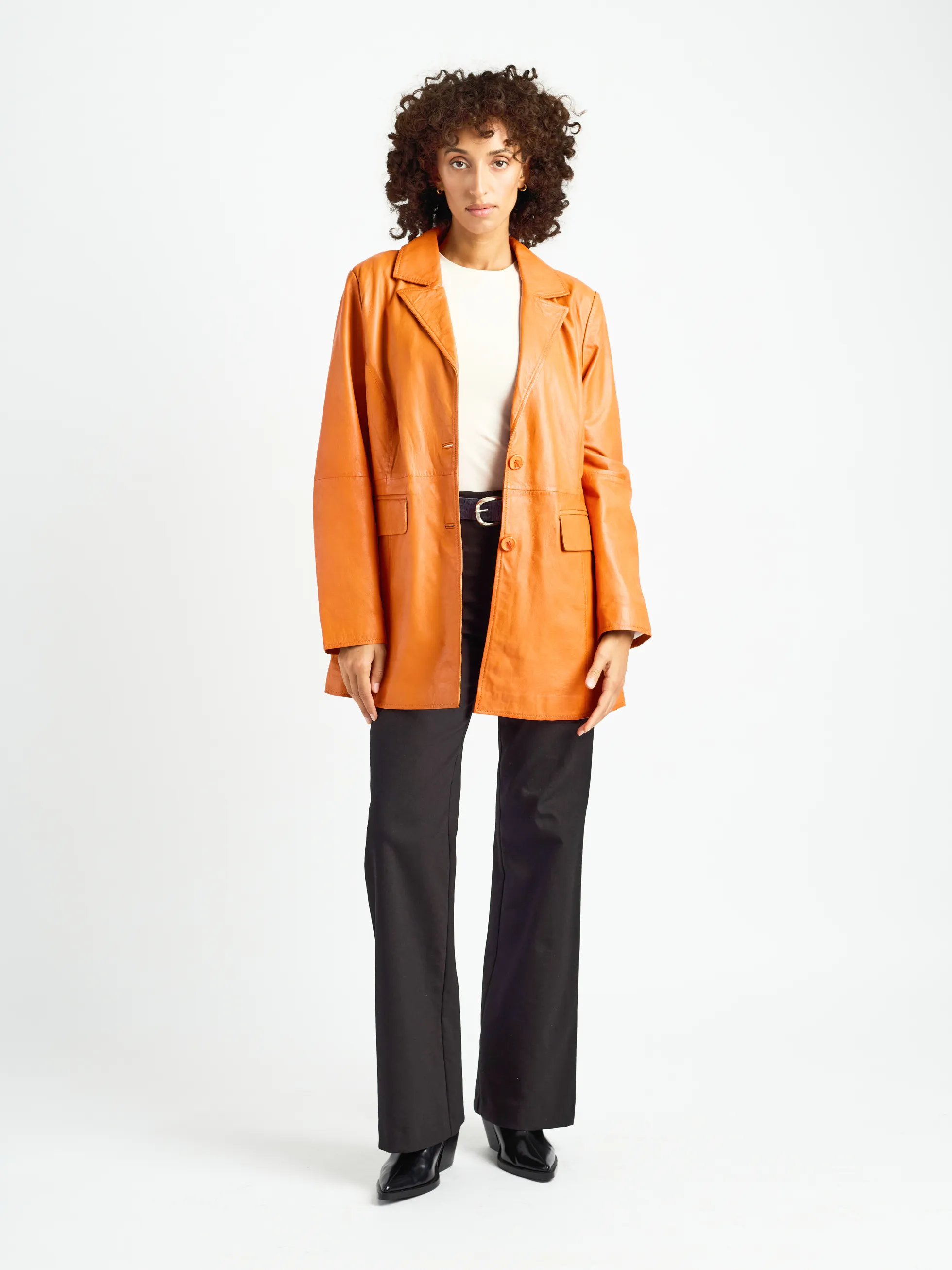 Leder Blazer 42023100